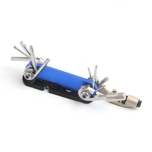 Easy Carry Blue Color Multi Function Combination Phillips Screwdriver Pocket Folding Tools
