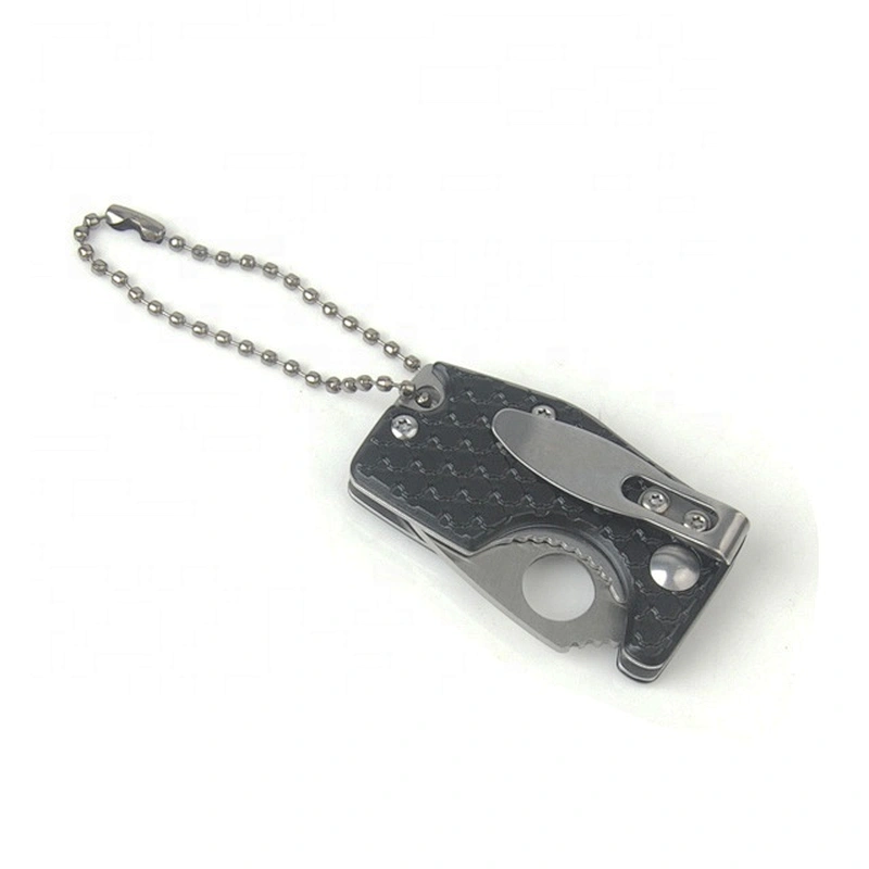 Professional folding mini multi gift knife with keychain