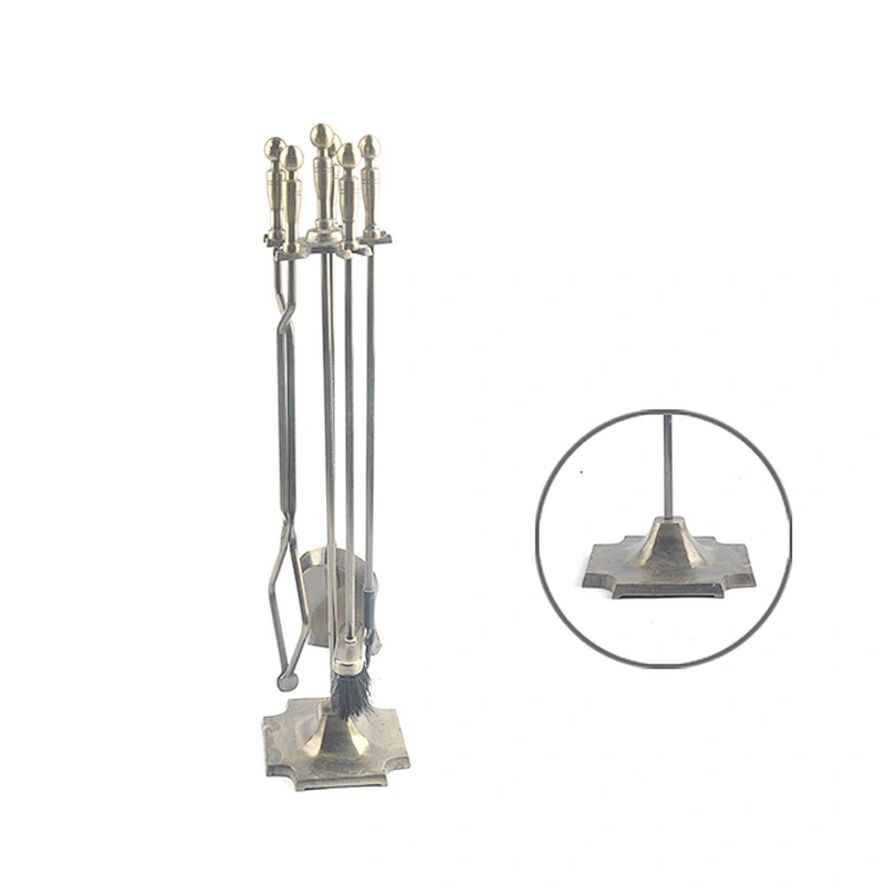 High quality indoor metal fireplace tool set