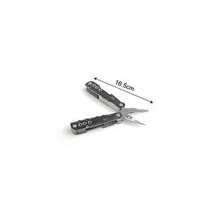 15 in 1 Stainless Steel Multi Function Pliers tools Phillips Screw Knife with Black Aluminum Handle