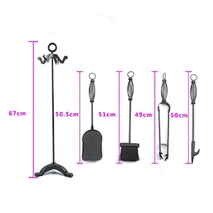 Fireplace Accessories Cast Iron Fire Log Fireside Fireplace tools sets