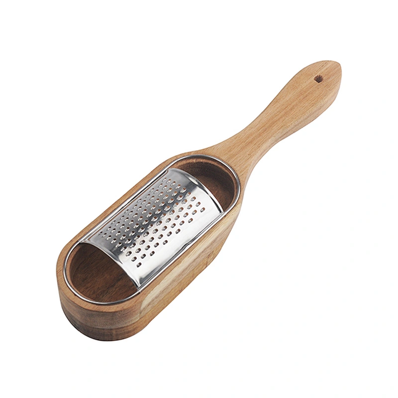 New kitchen accessory julienne manual vegetable grater with wood handle