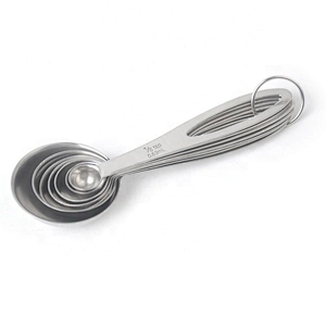 Amazon hot-selling food grade copper plating measuring spoons set