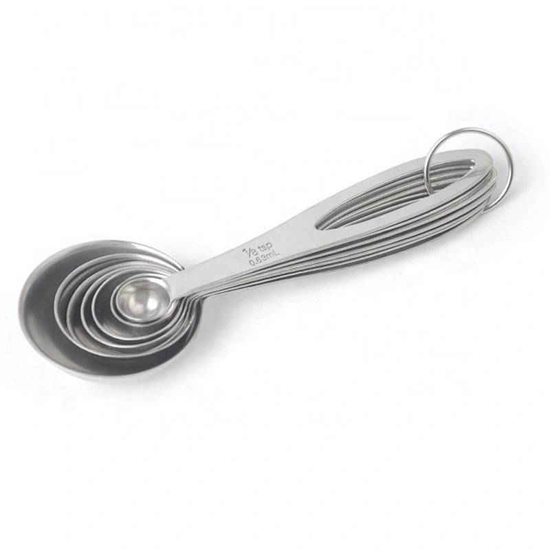 Amazon hot-selling food grade copper plating measuring spoons set