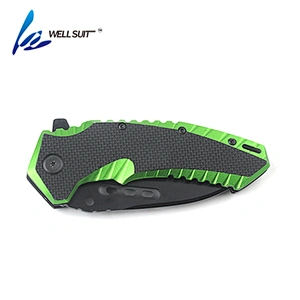Customized Black coating Stainless Steel Blade Folding Pocket Knife