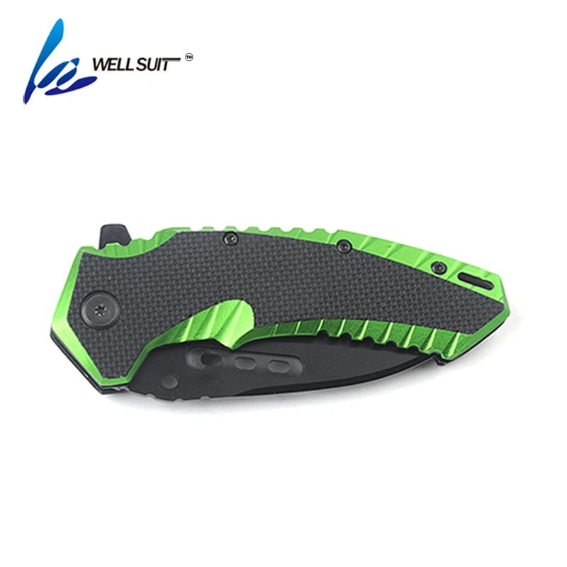 Customized Black coating Stainless Steel Blade Folding Pocket Knife