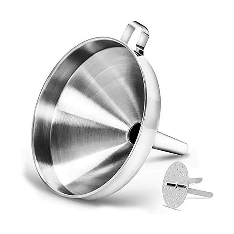Stainless steel oil funnel food funnel for home kitchen accessories