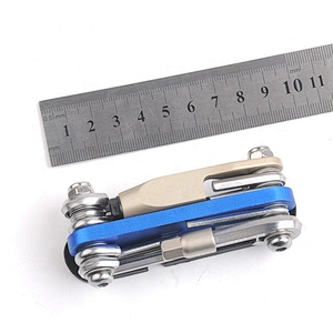 Easy Carry Blue Color Multi Function Combination Phillips Screwdriver Pocket Folding Tools