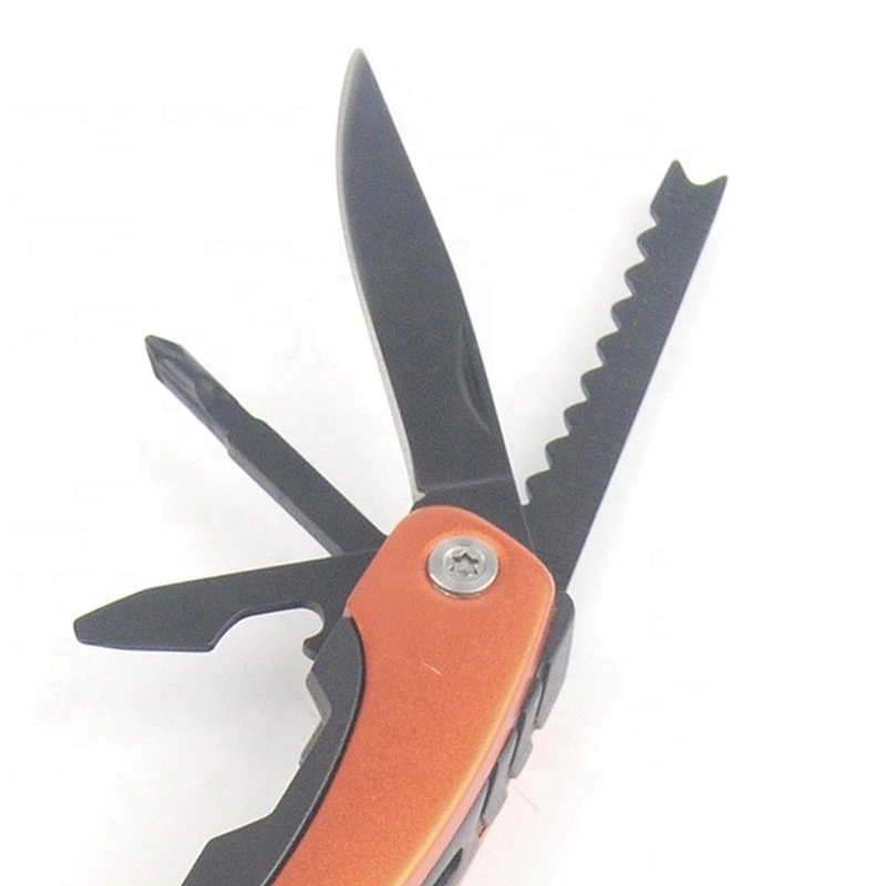 Orange and Black Coating stainless steel  combination  pocket tool multifunction plier