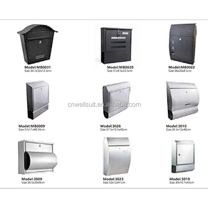 Stainless steel home parcel letter box