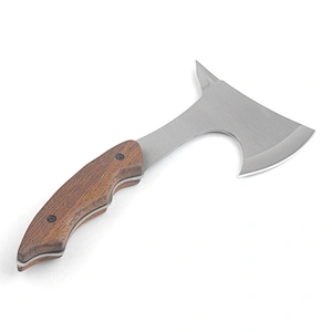 New design wooden handle stainless steel hatchet survival camping multi tool axe