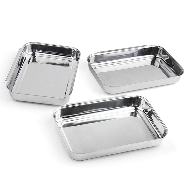 3PCS square stainless steel baking mini cake pan set