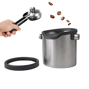 Stainless steel coffee tools coffee knock box coffee grounds box