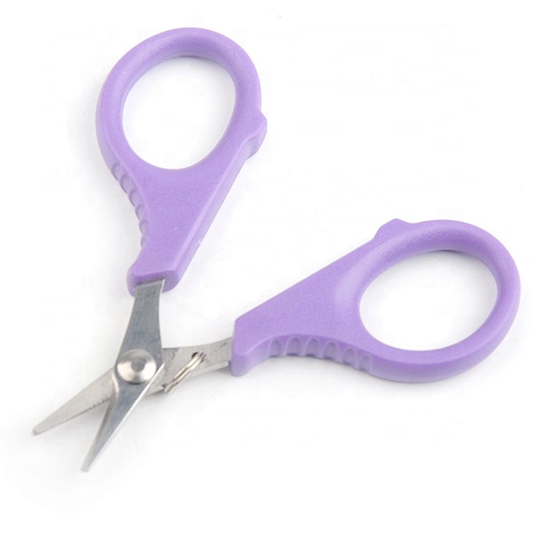 Purple Color  Handle Stainless Steel Fishing  Line Cutter  Outdoor Fishing Pliers Lure Bait New Remover