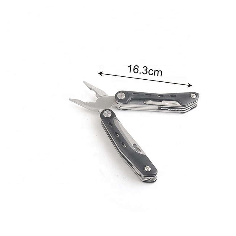 High Quality 9 in 1 Stainless Steel Combination Plier tools with Black Aluminum Handle