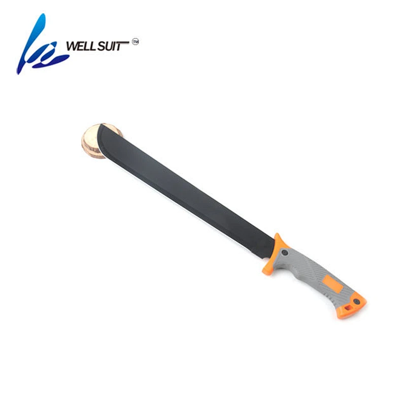 Steel machete blade with wooden handle/ matchet/cane knife/bush knife