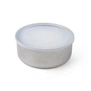 Stainless Steel Storage,5 Units Stainless Steel Food Freshness Seal Bowl Storage Preservation Box crisper mess tin