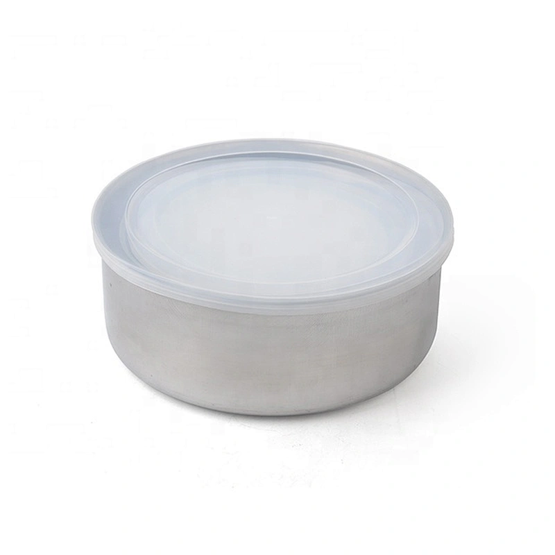 Stainless Steel Storage,5 Units Stainless Steel Food Freshness Seal Bowl Storage Preservation Box crisper mess tin
