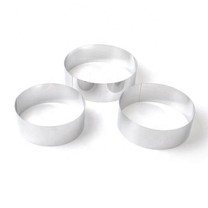 High Quality Stainless Steel round 3 PCS Cake Mould