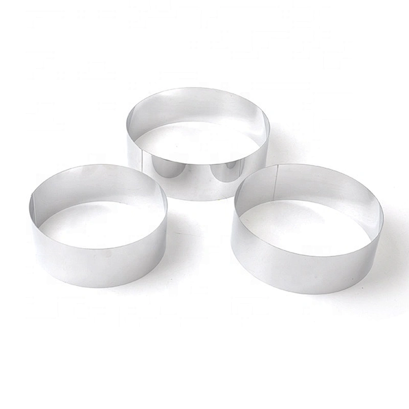 High Quality Stainless Steel round 3 PCS Cake Mould