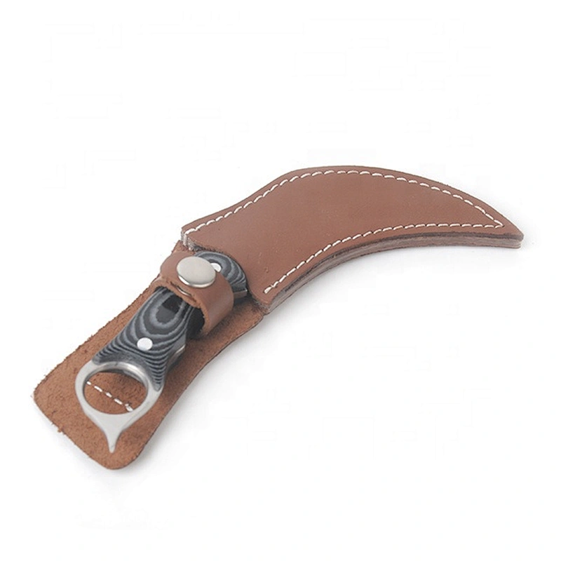 CS Shape Stainless Steel Blade  Pocket Knife with Micarta handle