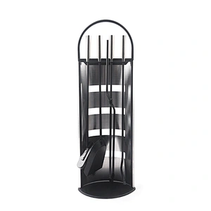 Black powder coating wholesale tools for fireplace accessories
