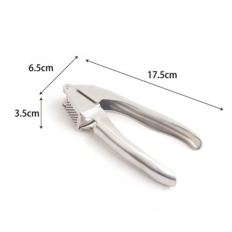 Multi-Function Handled Garlic Press Stainless Steel Garlic Presses For Kitchen