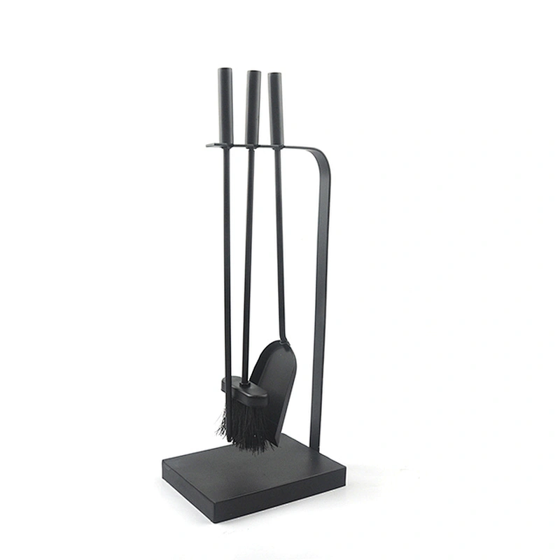 Fireplace accessories  for garden outdoor fireplace with stand wooden holder