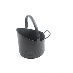 fireplace accessory tool coal hod bucket with  handle
