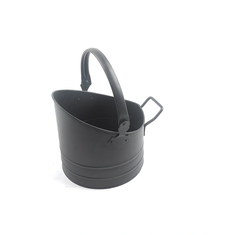 fireplace accessory tool coal hod bucket with  handle