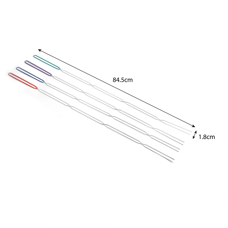 Barbecue Grilling Forks Stainless Steel Metal BBQ Skewers Campfire Bonfire Telescoping Hot Dog Roasting Sticks