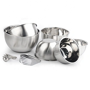 New design good quality  stainless steel food grade mixing bowl  set