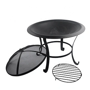 Outdoors fire bowl fireplace accessory cast iron antique fire pit