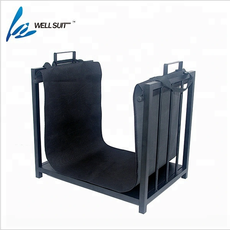 Endurable metal firewood storage rack