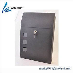 Wall-mounted Iron offices Mail box
