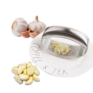 Dishwasher safe free sample kitchen helper stainless steel ginger garlic press