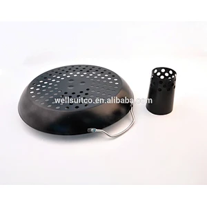 BBQ cast iron grill pan chicken roaster