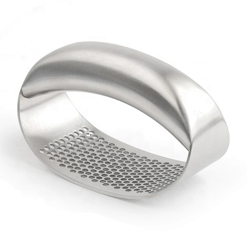New design hot selling easy to use stainless steel garlic press