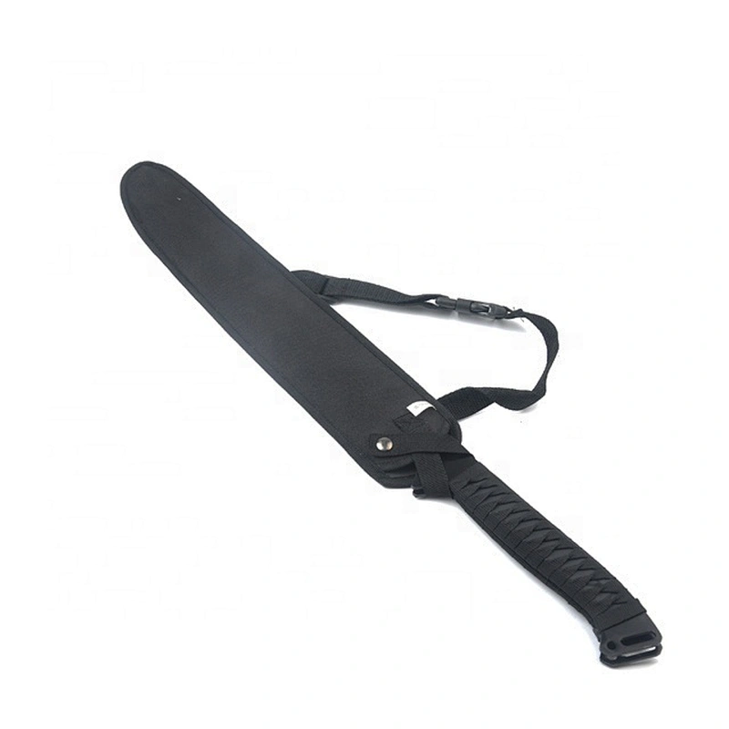 Hot professional stainless steel customized outdoor cosplay matchet knife with sheath
