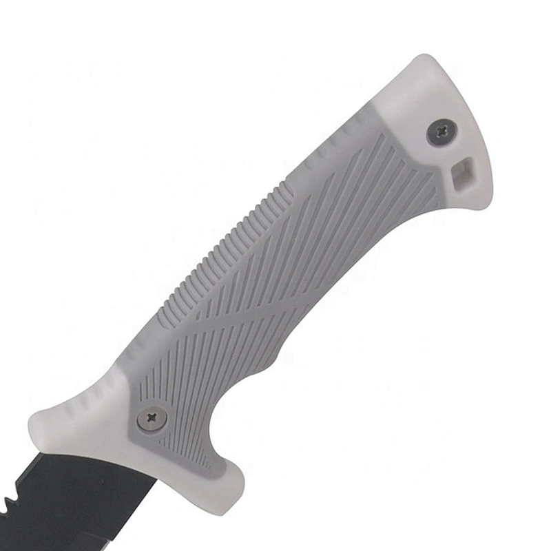 Black Coated Stainless Steel  Outdoor Survival Camping Machete with sofe handle