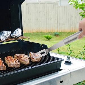 Heavy Duty 4 Piece Stainless Steel BBQ Tool Set