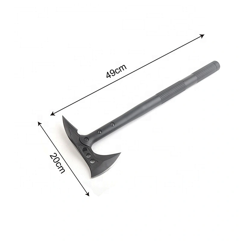 Multi-Purpose Stainless Steel Black Coating Hatchet Axe with Fiberglass Handle