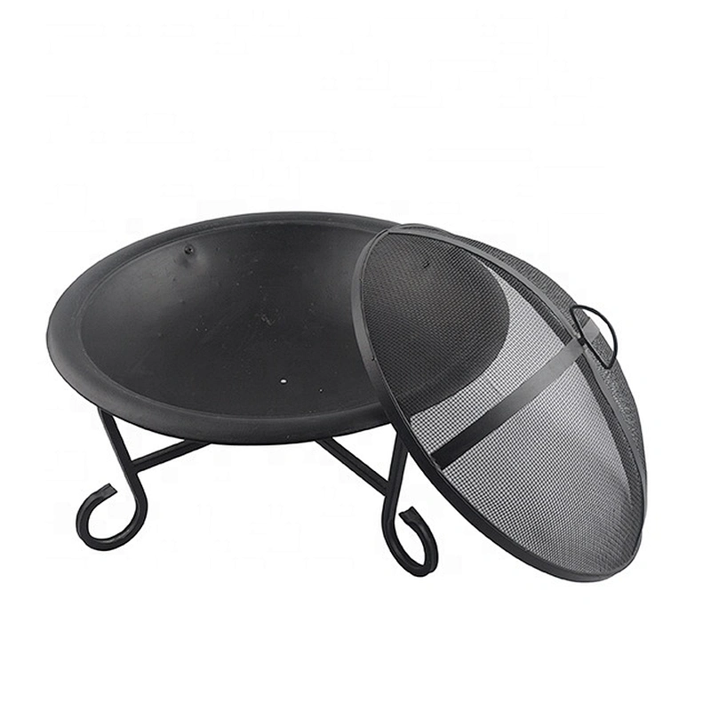 Metal camping fire bowl iron steel outdoor fire basket