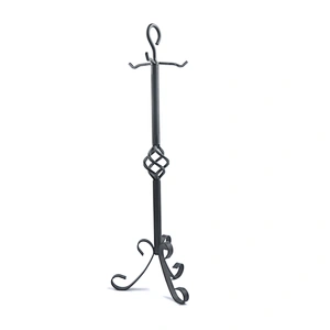 Black coating fireplace tools luxury wrought Iron fireplace accessories 5pcs Set