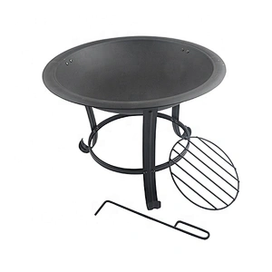 Steel outdoor garden round camping fire pit fire basket