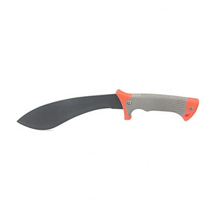 New professional outdoor survival knife matchet with TPR handle