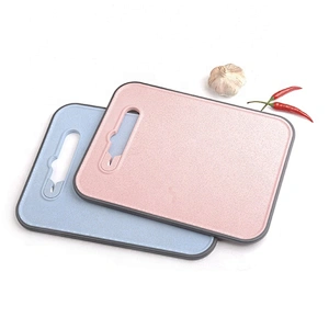 kitchen   fruits  vegetables plastic  wheat fiber  chopping board  with sharpener