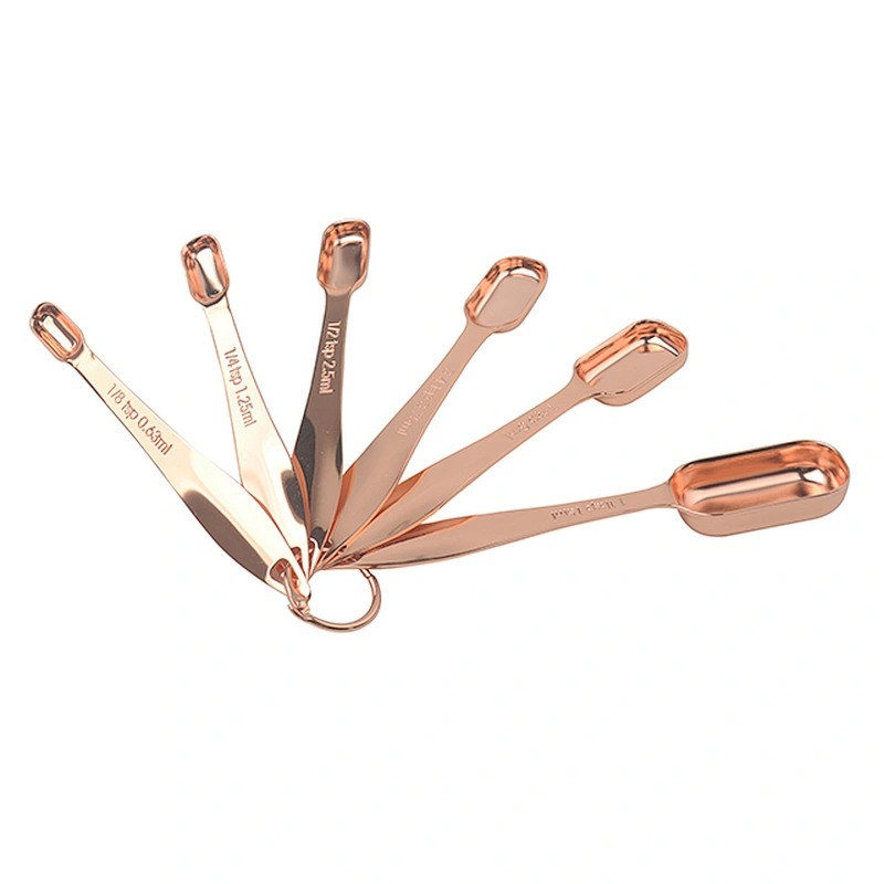 high quality copper stainless steel measuring spoon set