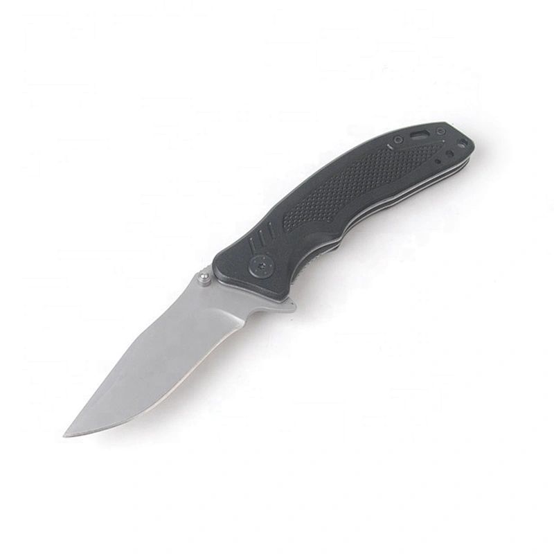 Outdoor Stainless Steel Blade  Pocket Camping Knife with Aluminium handle