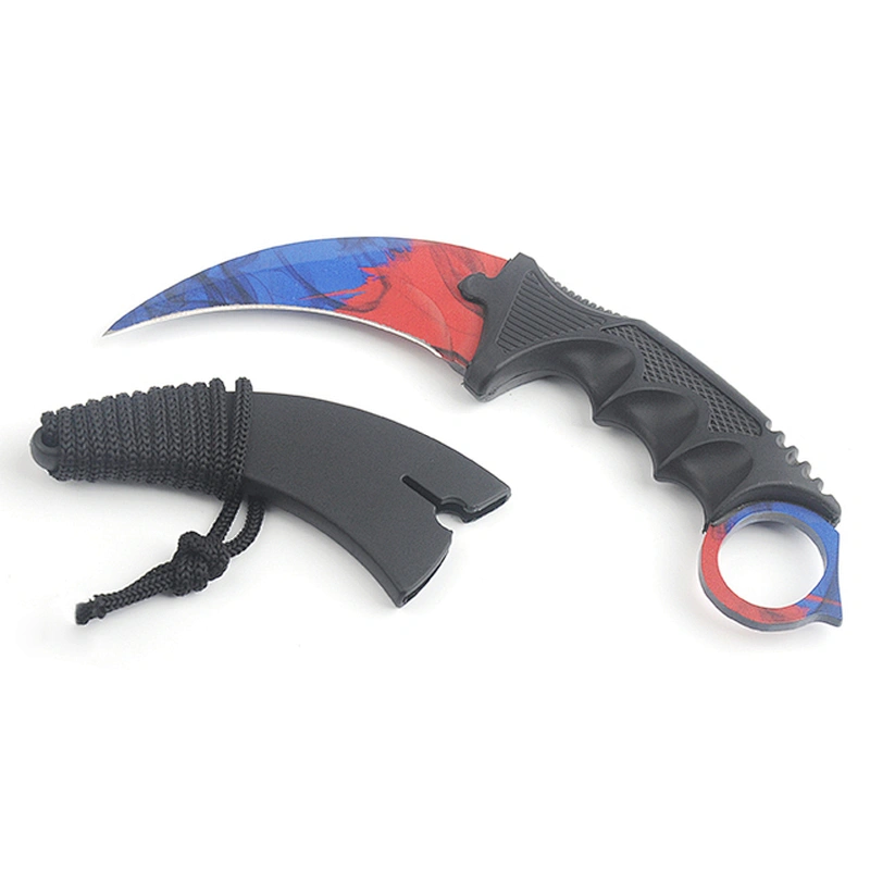 CS Shape Stainless Steel Blade Folding Pocket Knife with printing